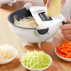 Vegetable Cutter 6 In 1 Multifunctional Grater and Drain Basket