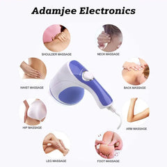 Relax and Spin Tone Massager - 5 in 1 Full Body Massager