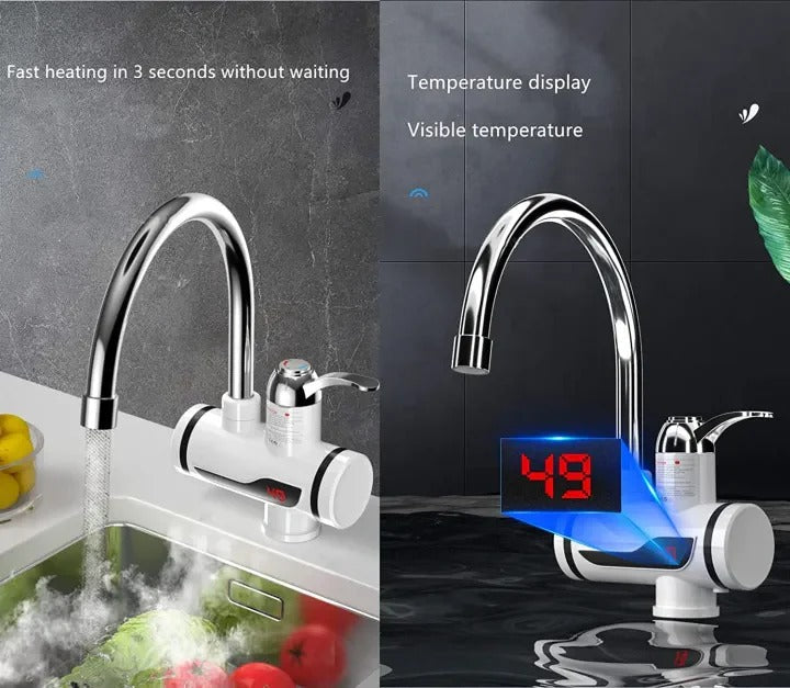 Instant Electric Water Heater Tap for Kitchen and Bathroom