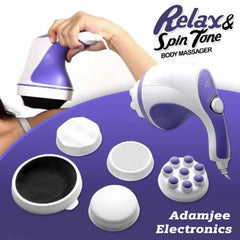 Relax and Spin Tone Massager - 5 in 1 Full Body Massager