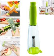 Multifunctional Vegetable Fruit Peeler With Storage Box